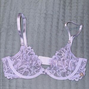 Savage X Fenty Lace Underwire Bra in Light Purple